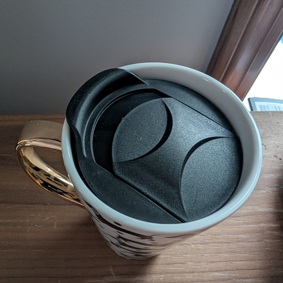 NWOT! Lady Jayne Dachshund 13oz Procelian Travel Mug - Picture 2 of 6